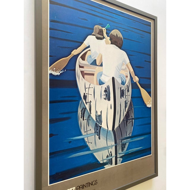 Alex Katz Vintage 1978 Pop Art Lithograph Print Framed Mid