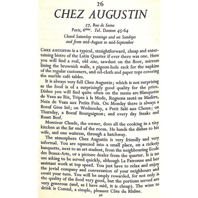 "Paris Bistro Cookery & the Art of Simple French Cookery" 1967 Watt, Alexander For Sale - Image 10 of 12