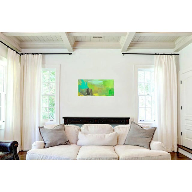 "Summertime" by Trixie Pitts Abstract Expressionist Oil Painting For Sale - Image 10 of 13