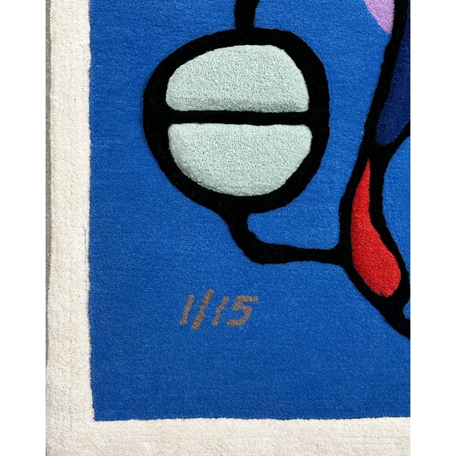 Norval Morrisseau "Astral Thunderbird" Wall Hanging Tapestry Signed, 1970 For Sale In Chicago - Image 6 of 8