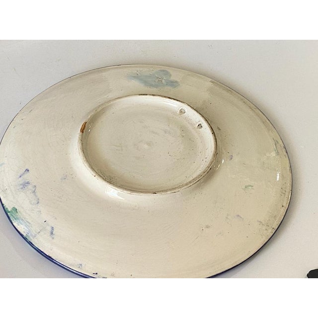 Brown Majolica Plates Representing Saint Tropez, 1960s, Set of 10 For Sale - Image 8 of 17