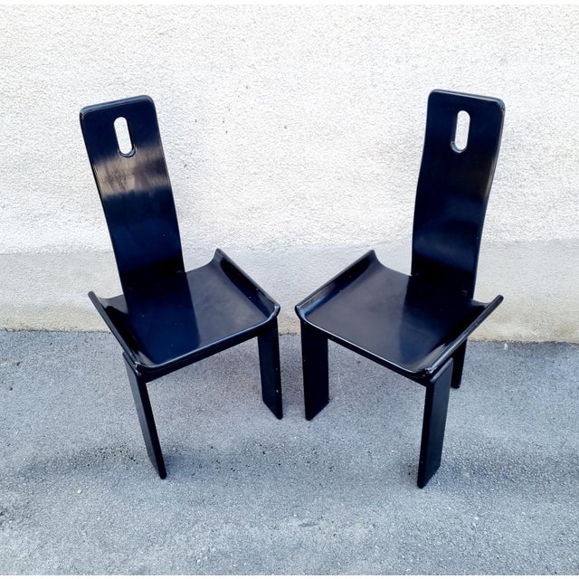 Modern Diago Chairs by Edoardo Landi for Nikol, 1970s, Set of 2 For Sale - Image 6 of 12