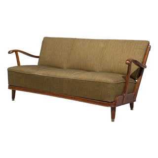 Svante Skogh, Sofa, Beech, Fabric, Sweden, 1940s For Sale