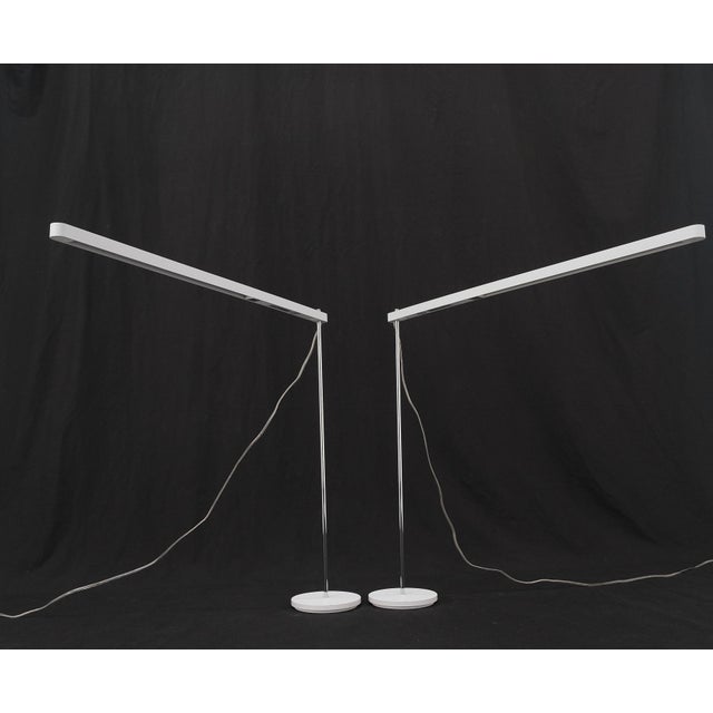 Mid Century Italian Modern Artemide Desk Lamps Adjustable Height - A Pair For Sale - Image 10 of 12