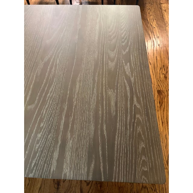 Ethan Allen Corin Trestle Extension Dining Table For Sale - Image 9 of 11