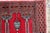 Red 1960s, Vintage Uzbek Bukhara Multi-Niche Prayer Runner 1.1' X 6.1' For Sale - Image 8 of 13