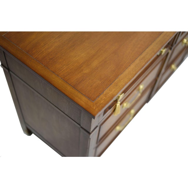 Mid Century Transitional 9 Drawer Dresser by Drexel For Sale - Image 9 of 14