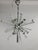 Italian Starburst Sputnik Chandelier in Chrome & Murano Glass, 1960s For Sale - Image 6 of 8