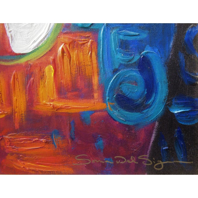 Sonia Del Signore, Woman with Guitar and Pianist, c.1990 For Sale In San Francisco - Image 6 of 8