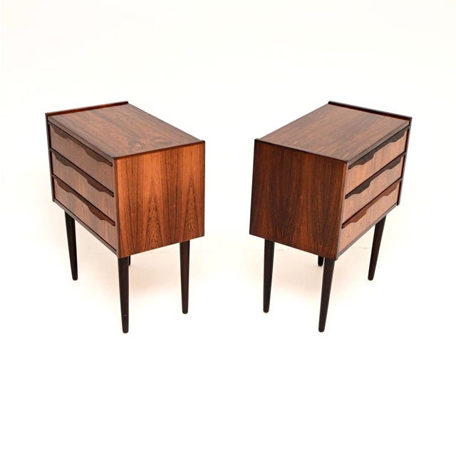 Vintage Danish Bedside Chests, 1960, Set of 2 For Sale - Image 4 of 10