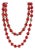 Signed Tiffany & Co. Vintage Natural Coral & Yellow Gold Bead Necklace, 38" Long For Sale