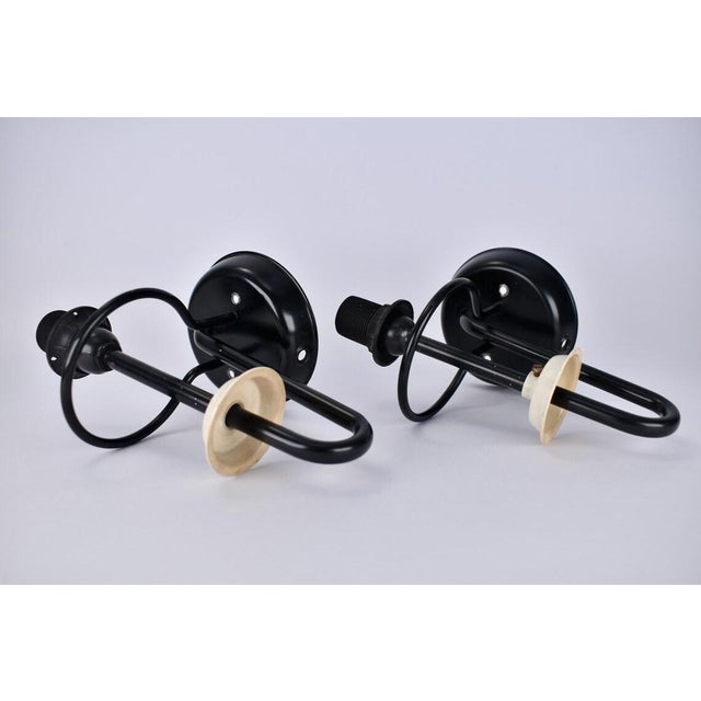 Modernist Glass Wall Sconces C-1556 by Raak, 1950s For Sale - Image 13 of 15
