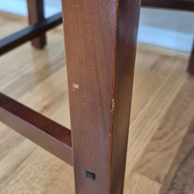 Late 20th Century Blacker House Mahogany Side Chairs in the Style of Greene and Greene Arts & Crafts, a Pair For Sale - Image 12 of 18
