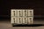 Industrial Vintage Eight-Drawer Wooden Card Catalog–Style Cabinet on Hairpin Legs For Sale - Image 3 of 7