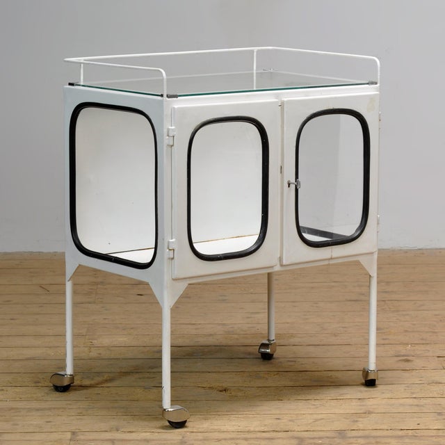 Industrial Vintage Hospital Trolley, 1970s For Sale - Image 3 of 10