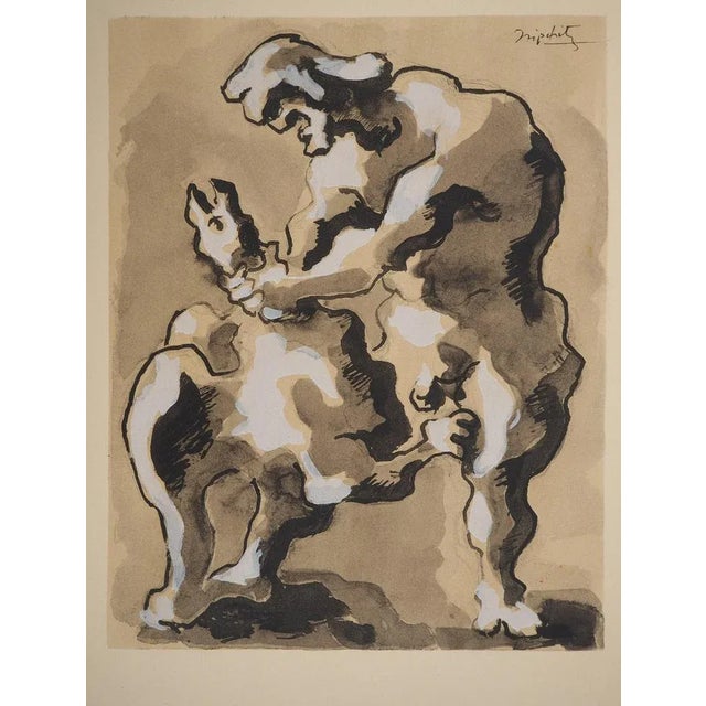 Jacques Lipchitz, The Vulture, Original Lithograph For Sale - Image 6 of 6