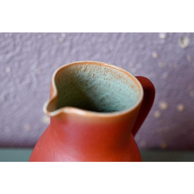 Terracotta Pitcher from Elchinger, 1940s For Sale - Image 4 of 7