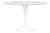 Marble Tulip Dining Table by Eero Saarinen for Knoll International, 1980s For Sale