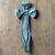 Handmade Blue Papier-Mâché Ribbon by Casa Gusto. Each piece is handmade and may show subtle variations. Measurements: H...