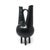 Black Set of Six 1990s Italian Bucchero Ceramic "Gubbio" Vessels by Gio Ponti for Neoponti/Costantino For Sale - Image 8 of 11