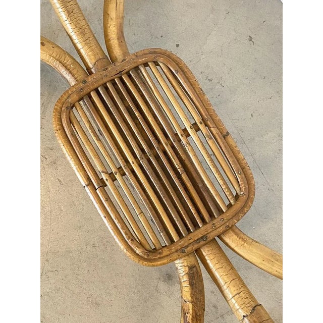 Wood Bamboo Planter Holder or Shelf, 1970s For Sale - Image 7 of 11