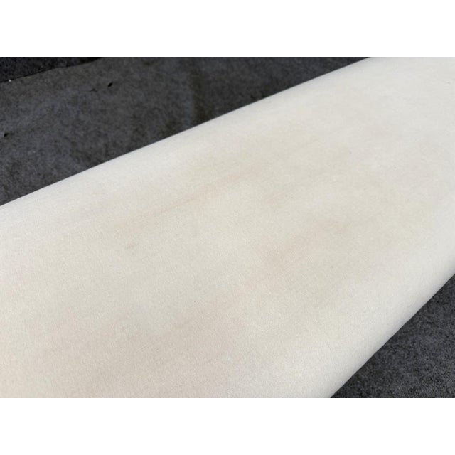 Restoration Hardware Maison Collection Fabric End-of-Bed Bench For Sale - Image 10 of 13
