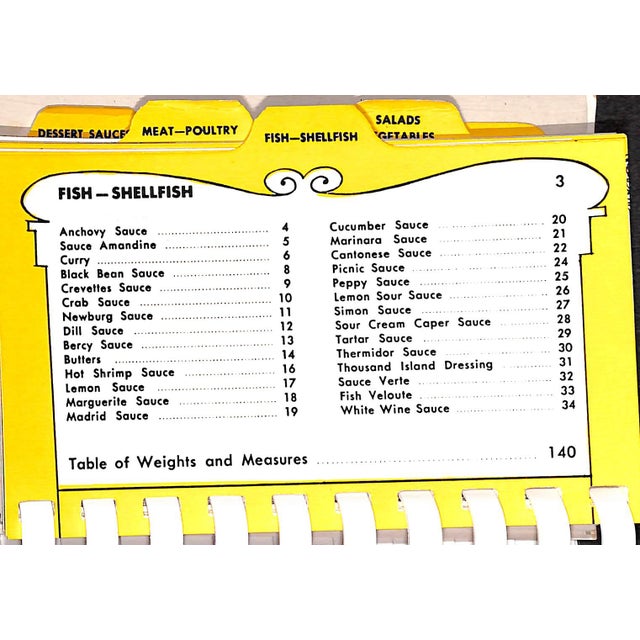 "Stirring Sauc-Ery: A Cook Book of Sauces" 1957 Rosen, Ruth Chier For Sale In New York - Image 6 of 9