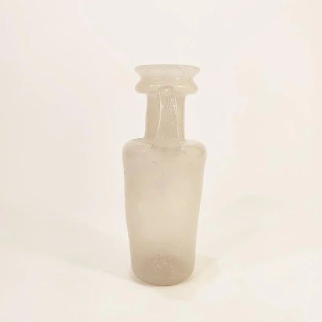Mid-Century Modern Murano Crystal Vase attributed to Flavio Poli by Vetri d'Art, 1940s For Sale - Image 3 of 9