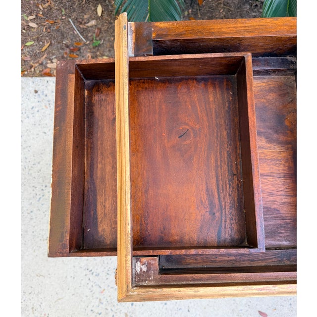 Wood Parcel Gilt and Paint Marble Top Louis XVI Style Console Table For Sale - Image 7 of 17