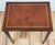 Brown Vintage Heritage-Henredon Leather and Mahogany Nesting Tables, Set of 3 For Sale - Image 8 of 13