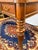 Brown Ethan Allen Traditional Leather Top Writing Desk With Turned Legs For Sale - Image 8 of 10