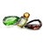 Vintage Multi-Coloured Glass Abstract Brooch from Giorgio Armani, 1990s For Sale - Image 4 of 10