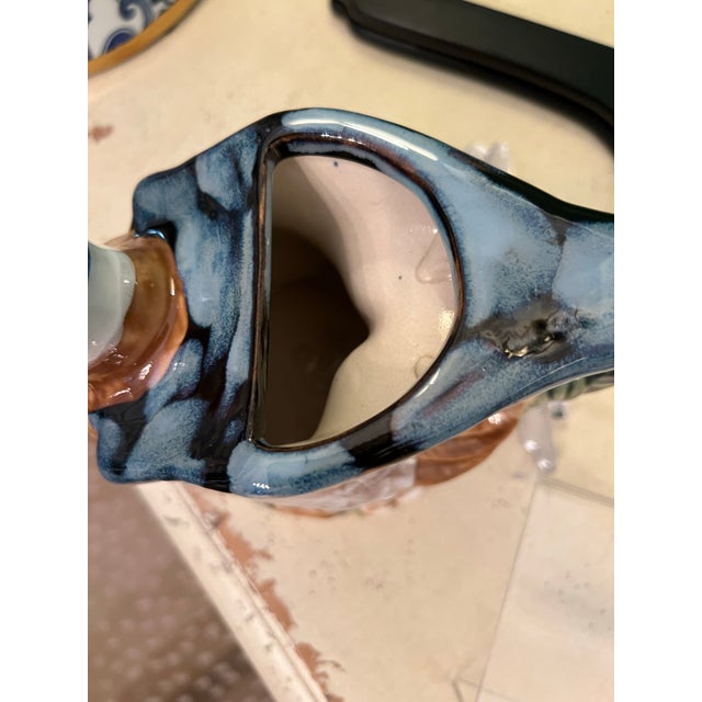 Vintage Majolica Mallard Duck Pitcher For Sale In Savannah - Image 6 of 6