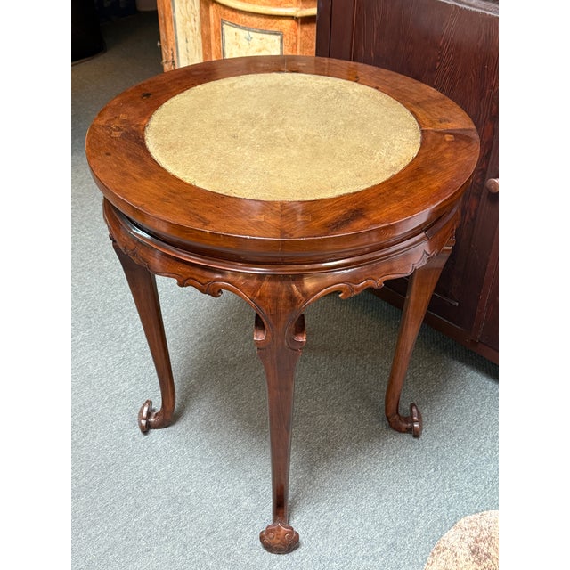 Design Plus Gallery presents a Marble + Wood Lingzhi Fungus Side Table. In traditional Chinese furniture and art, a...