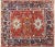 The dominating color in the older rugs is a dark shade of red. The secondary color is usually a variety of red tones...