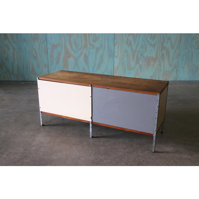 1950s 1st Gen Eames ESU100-n by Herman Miller Credenza Cabinet, Attributed For Sale - Image 9 of 16