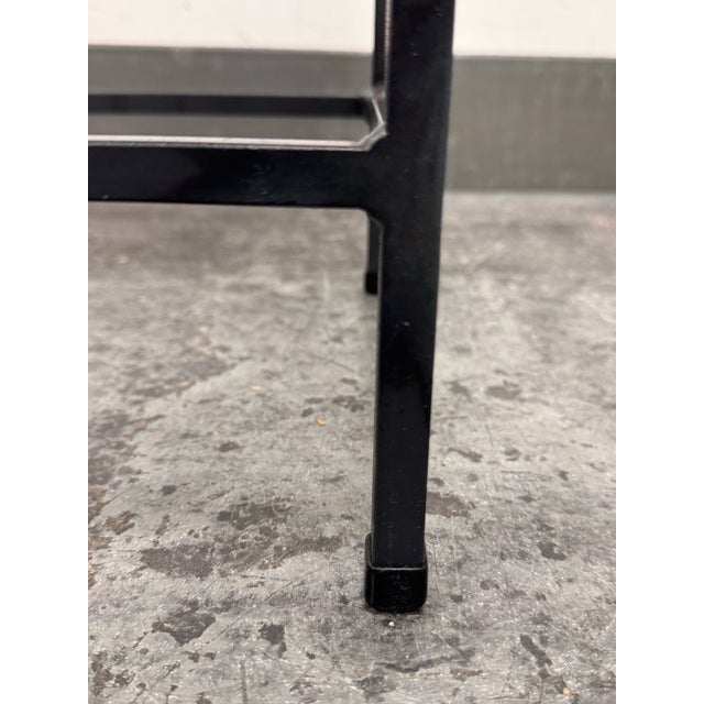 Black Room & Board Slim Side Table, Black For Sale - Image 8 of 12