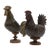 Swedish Folk Wooden Chicken Money Box & Egg Layer, 1920s, Set of 2 For Sale