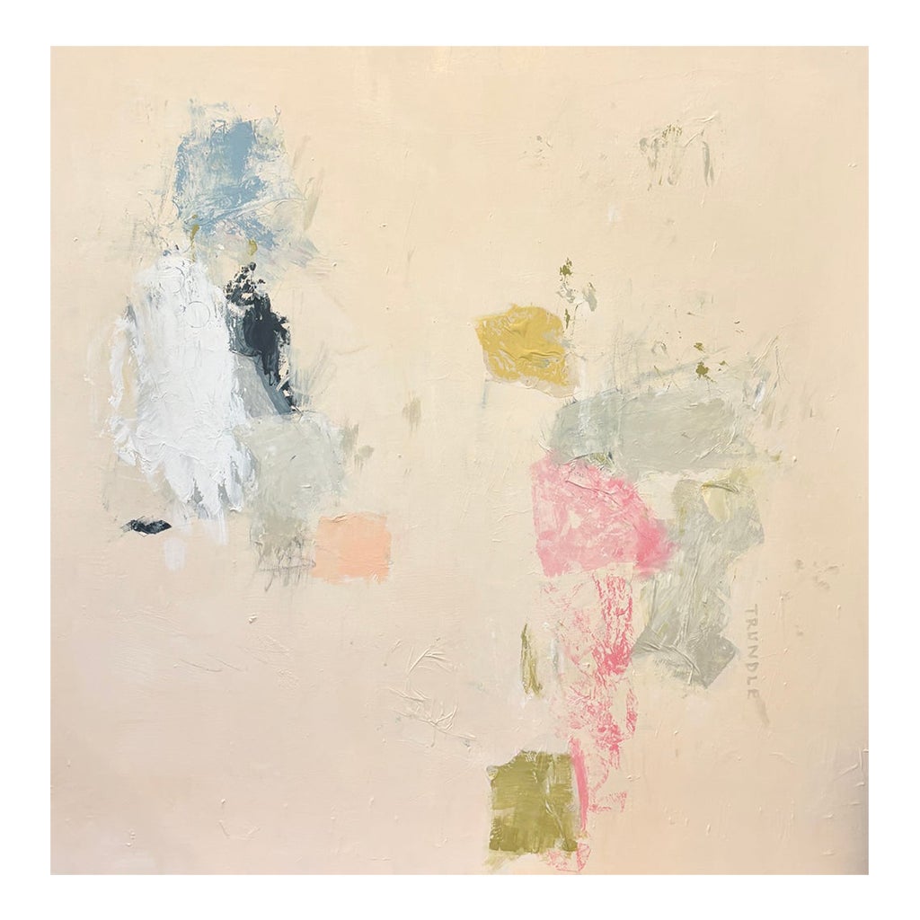 Sarah Trundle, Contemporary Abstract Mixed Media Collage Painting, 