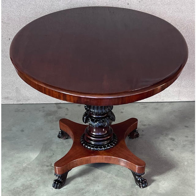 Mahogany, Oval Table, circa the 19th Century For Sale - Image 18 of 18