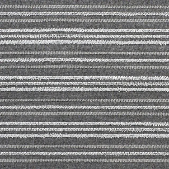 Sample - Schumacher Poplar Indoor & Outdoor Fabric in Gray For Sale