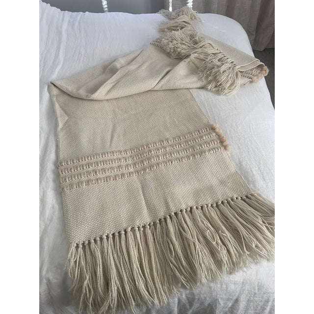 Wool Blend Throw For Sale In New York - Image 6 of 14