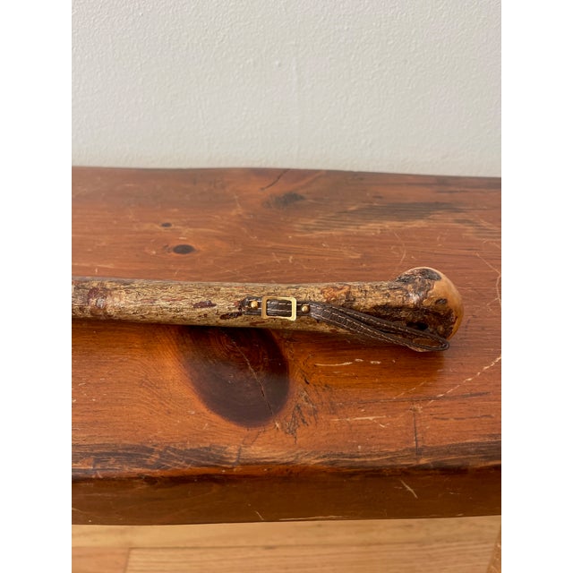 Art Deco Vintage Wood and Antler Shoehorn For Sale - Image 3 of 6