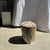 Large Side Table in White and Grey Petrified Wood For Sale - Image 18 of 18