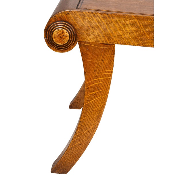Traditional Regency Oak Hall Bench For Sale - Image 3 of 9