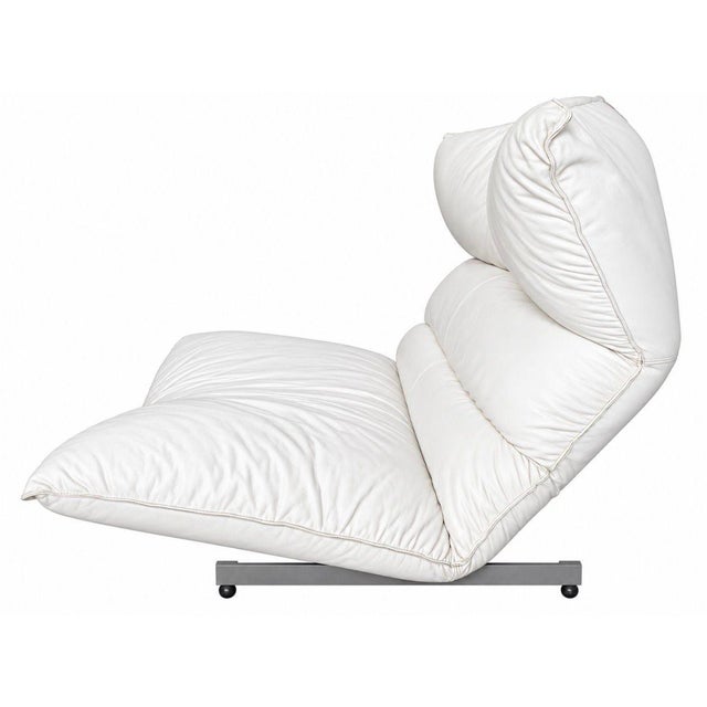 1970s Vittorio Varo “Canestrari” Lounge Chair and Ottoman, Italy 1970 For Sale - Image 5 of 14