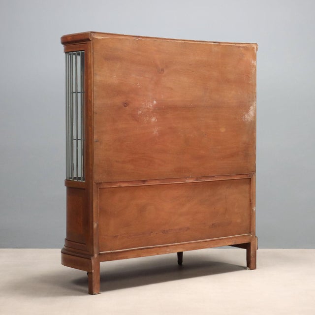 Display Cabinet in Mahogany and Walnut Burl For Sale - Image 10 of 11