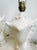 Vintage Pair of White Ceramic Coastal Conch Shell Lamps For Sale - Image 9 of 12