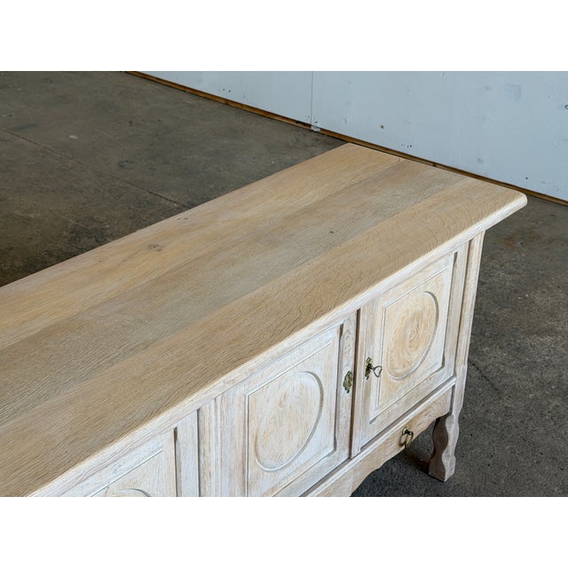 Wood Scandinavian Modern Oak Sideboard by Henning Kjærnulf, 1960s For Sale - Image 7 of 15