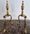 Pair of Handmade Italian Solid Brass Fireplace Andirons For Sale In Dallas - Image 6 of 7